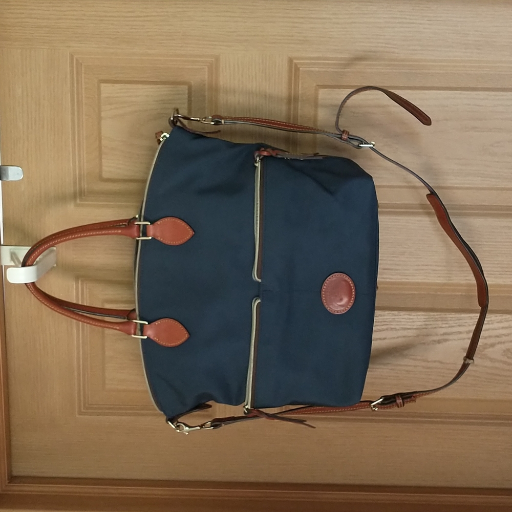 Dooney Bourke large nylon pocket tote/satchel